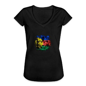 Neukaledonien - Frauen Vintage T-Shirt - Schwarz - Vorne - Danielle (179cm)