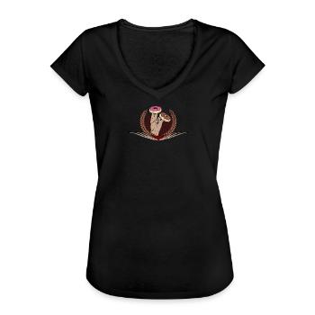 Two In The Pink... - Frauen Vintage T-Shirt - Schwarz - Vorne - Danielle (179cm)