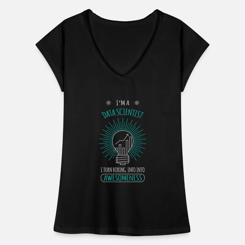Data scientist Geschenk Informatik Frauen Vintage T-Shirt