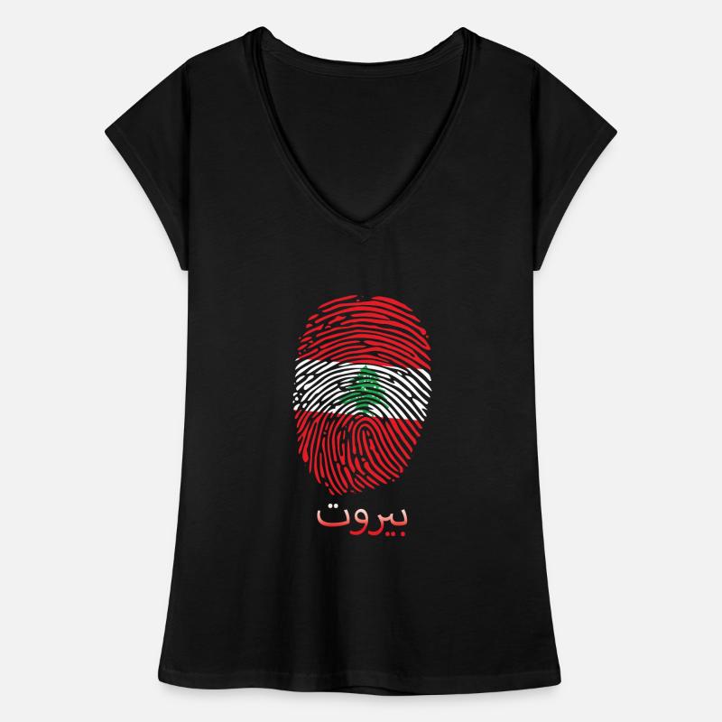 BEIRUT Libanese Libanon Libanesin Libanesisch Frauen Vintage T-Shirt