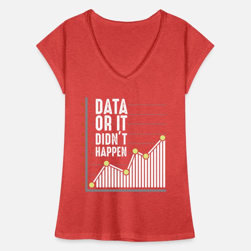 Data nerd analyst statistician scientist Women's Vintage T-Shirt