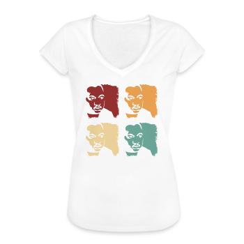 Martin Luther King - Women's Vintage T-Shirt - black - Front - Danielle (179cm)