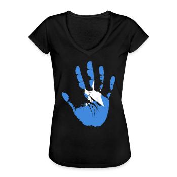 Somalia - Frauen Vintage T-Shirt - Schwarz - Vorne - Danielle (179cm)
