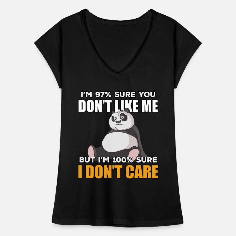 Funny panda gift idea Women's Vintage T-Shirt