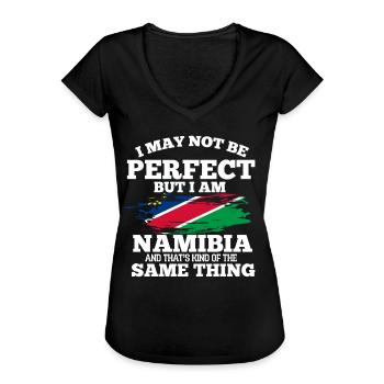 Namibia - Frauen Vintage T-Shirt - Schwarz - Vorne
