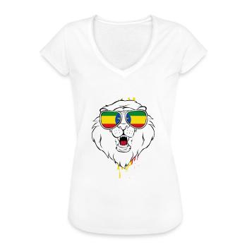 Éthiopie - T-shirt vintage Femme - noir - Devant - Danielle (179cm)