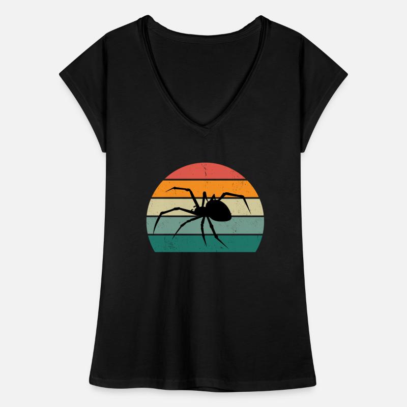 Spiders Spider web web arachnid legs 8 spider Women's Vintage T-Shirt