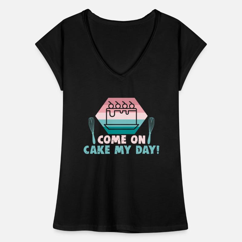 Kekse und Kuchen Backen Bäckerin oder Hobbybäcker Frauen Vintage T-Shirt