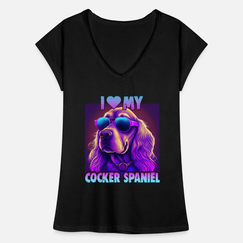 Dog saying Cocker Spaniel for dog lovers Women's Vintage T-Shirt