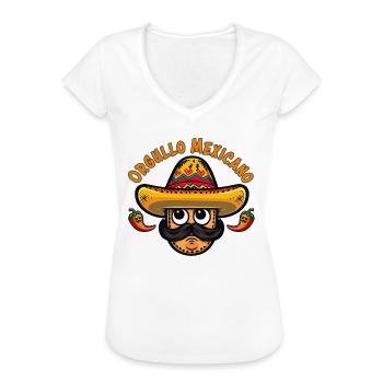 Mexique vacances à la plage au bord de la mer design beach motif - T-shirt vintage Femme - noir - Devant - Danielle (179cm)
