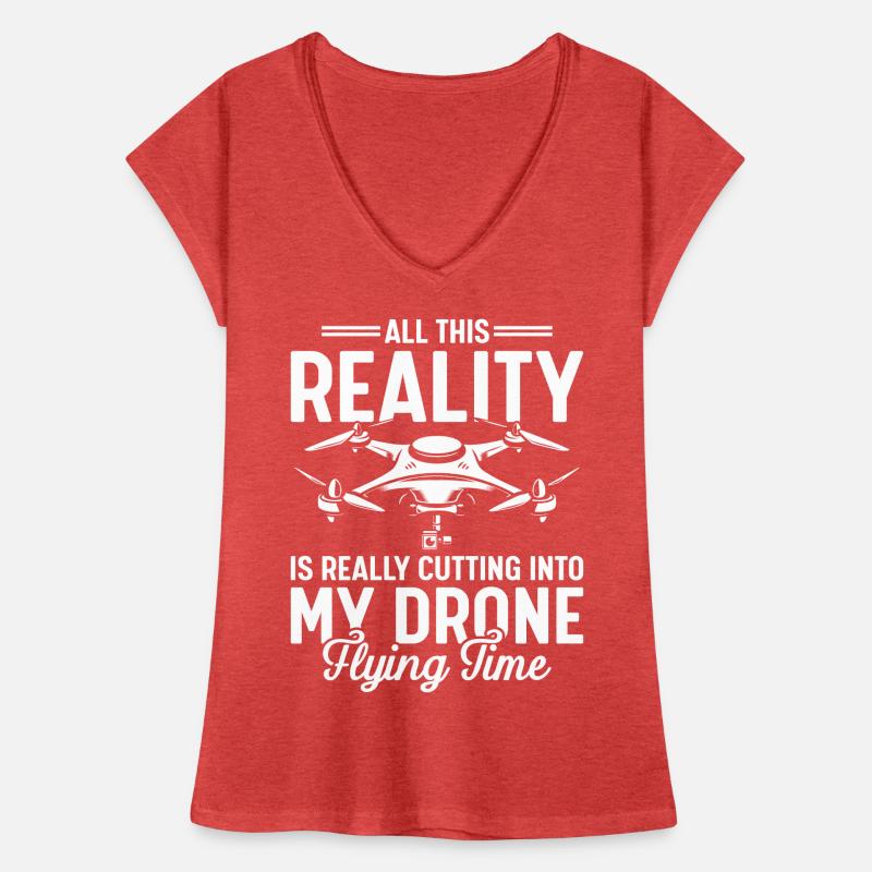 Drones, drones, drones volants T-shirt vintage Femme
