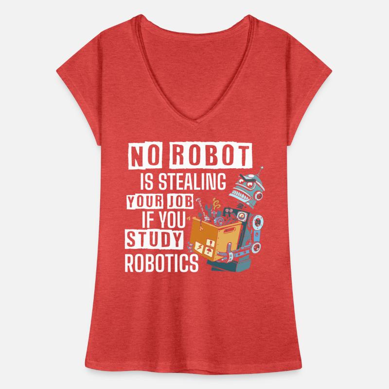 Robotique, constructeurs de robots T-shirt vintage Femme