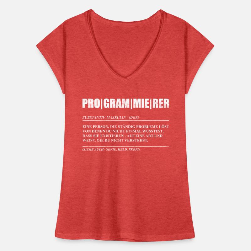 Programmierer Coder Code Nerd Geschenkidee Frauen Vintage T-Shirt