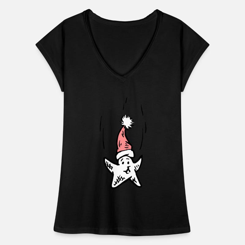 Joyeuse étoile de Noël T-shirt vintage Femme