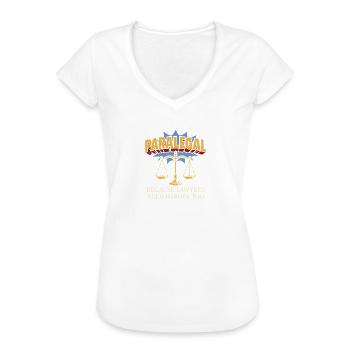 Rechtsanwaltsgehilfin Weil auch Anwälte Helden - Frauen Vintage T-Shirt - Schwarz - Vorne - Danielle (179cm)