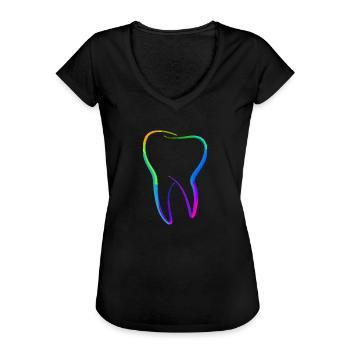 Tooth | Dentist | Dentist | Dental assistant - Women's Vintage T-Shirt - black - Front - Danielle (179cm)