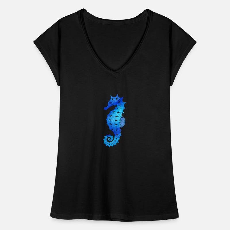 Seepferdchen Frauen Vintage T-Shirt