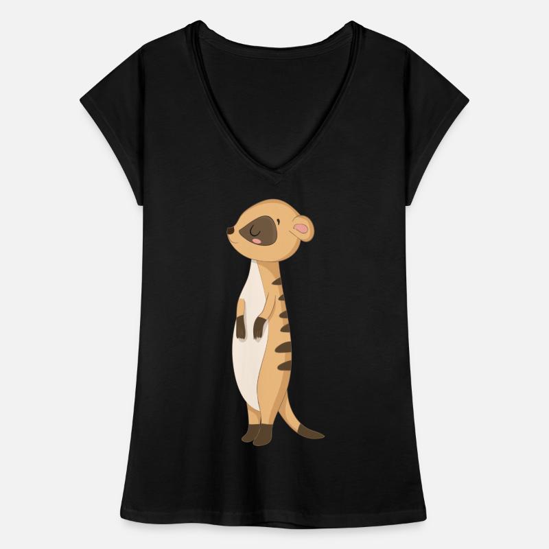 Doux suricate Manguste T-shirt vintage Femme