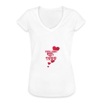 1999 - Frauen Vintage T-Shirt - Schwarz - Vorne - Danielle (179cm)