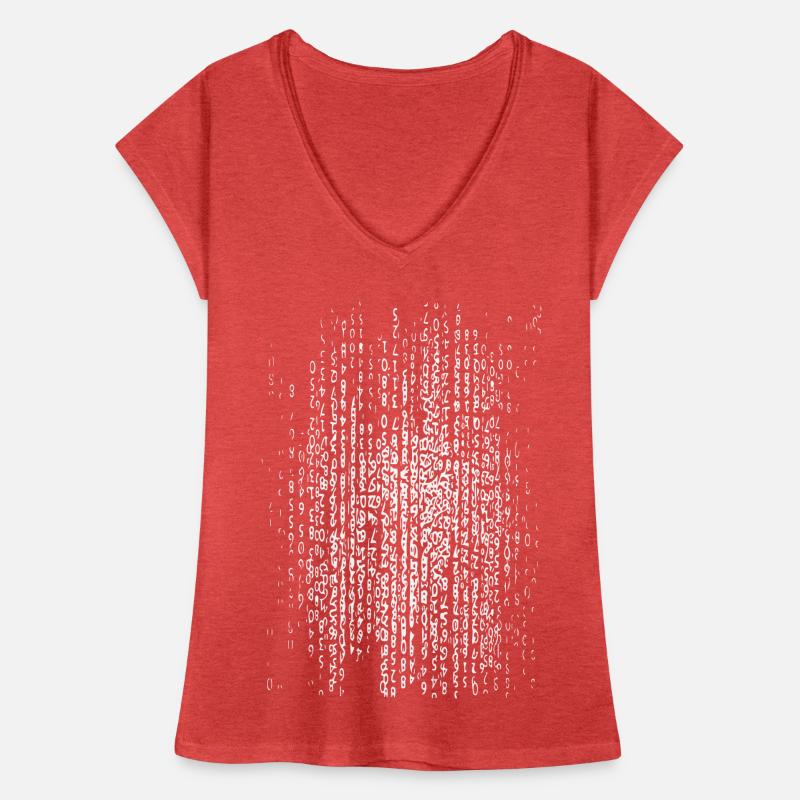Matrice verticale T-shirt vintage Femme
