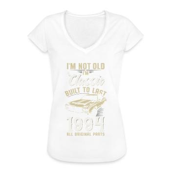 Geboren 1994 Geburtstag Oldtimer - Frauen Vintage T-Shirt - Anthrazit - Vorne - Danielle (179cm)