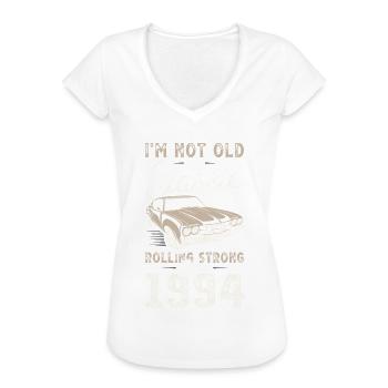 Geboren 1994 Geburtstag Oldtimer - Frauen Vintage T-Shirt - Anthrazit - Vorne - Danielle (179cm)