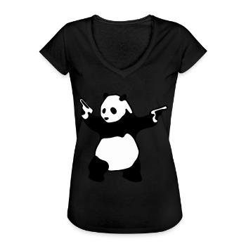 Gegen Rassismus Gewalt Black Lives Matter - Frauen Vintage T-Shirt - Schwarz - Vorne - Danielle (179cm)
