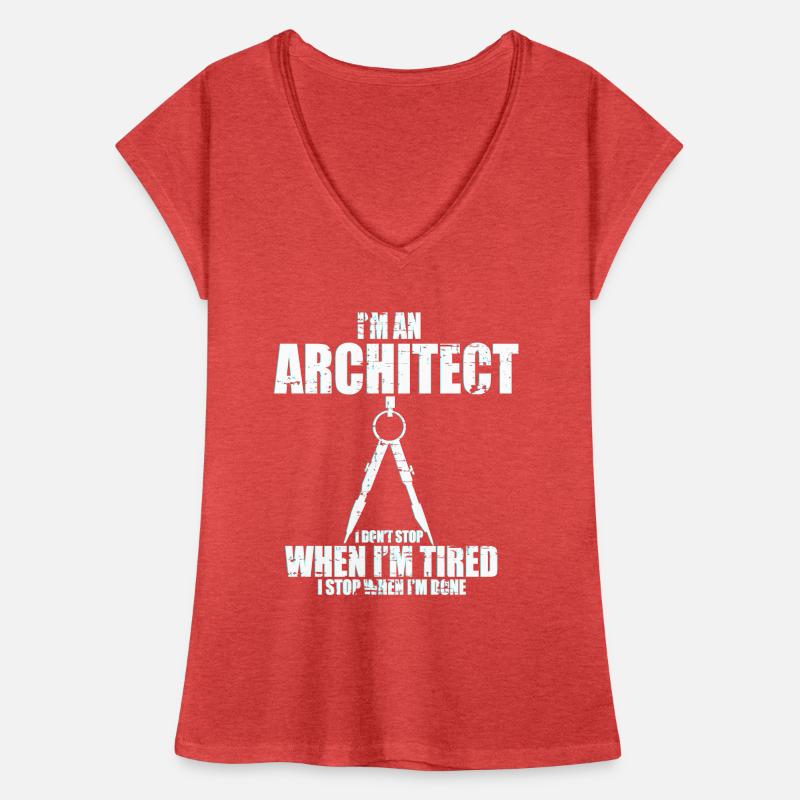 Architekt Bauplan Frauen Vintage T-Shirt