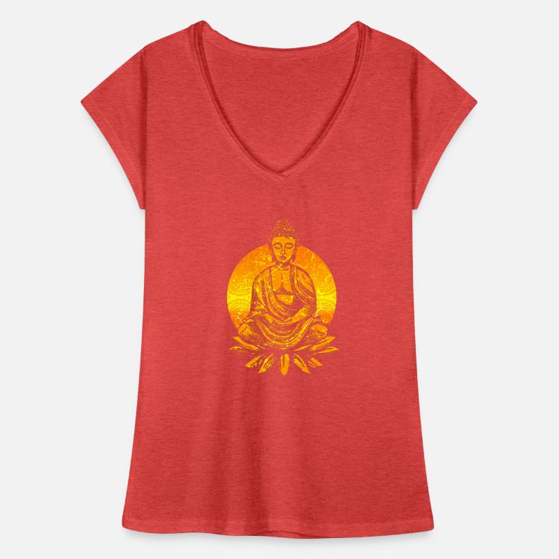 Buddha Buddhism Vintage-T-shirt dam