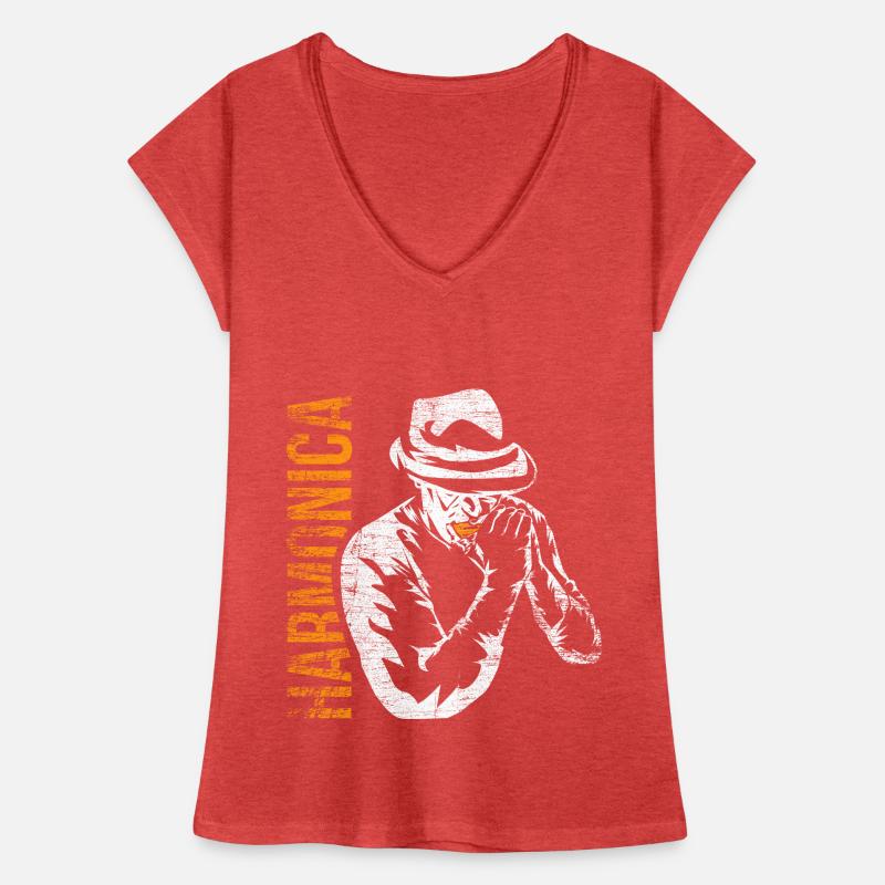 harmonica T-shirt vintage Femme