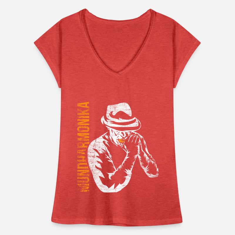 harmonica T-shirt vintage Femme