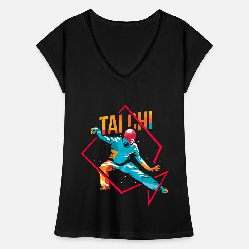 Tai Chi Polygon Frauen Vintage T-Shirt