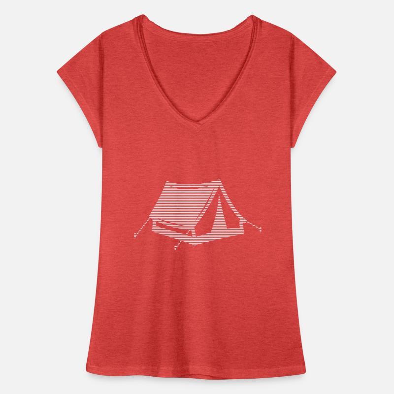 Camp T-shirt vintage Femme