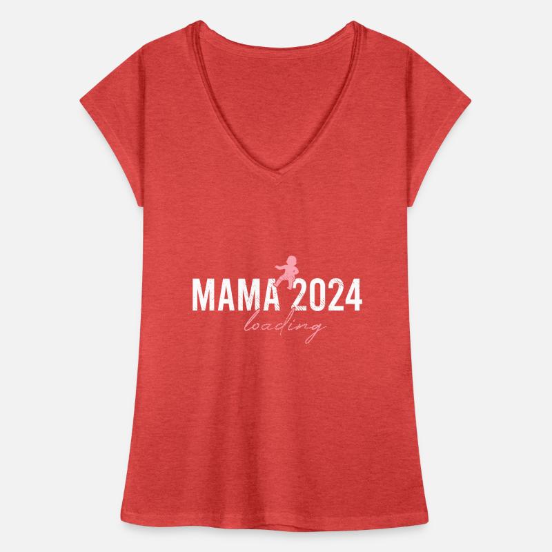 Mama 2024 loading Frauen Vintage T-Shirt