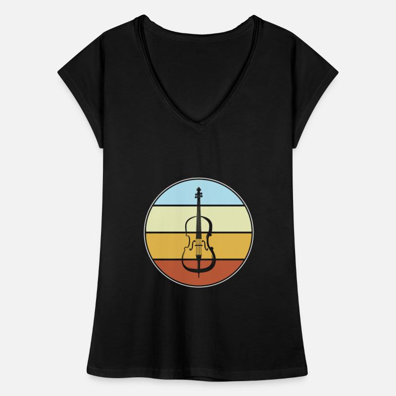 Violon Rétro T-shirt vintage Femme