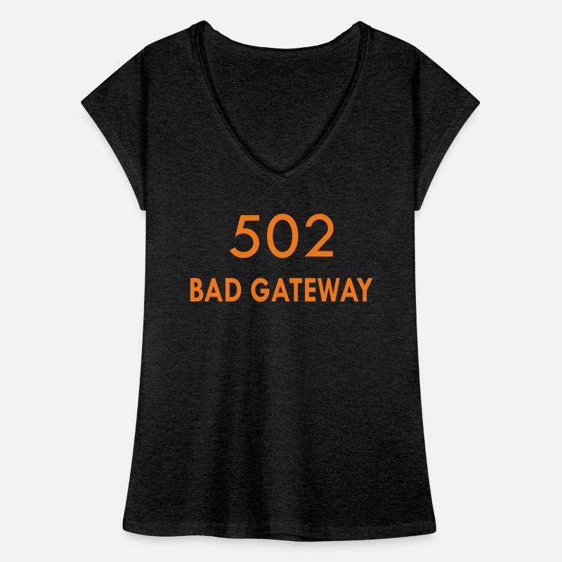 Erreur 502 Code d’état HTTP de passerelle incorrecte T-shirt vintage Femme