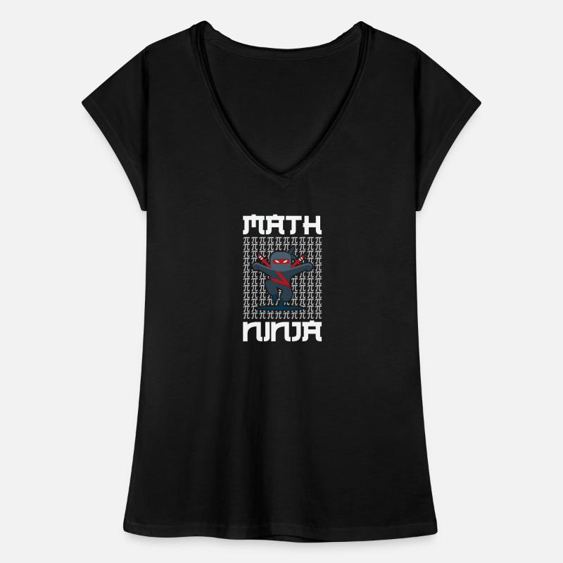 Math Teacher Math Ninja Women's Vintage T-Shirt