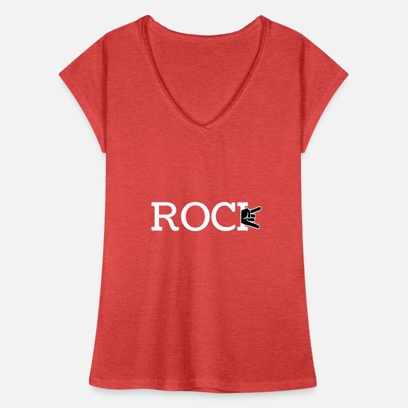rots Vrouwen Vintage T-shirt