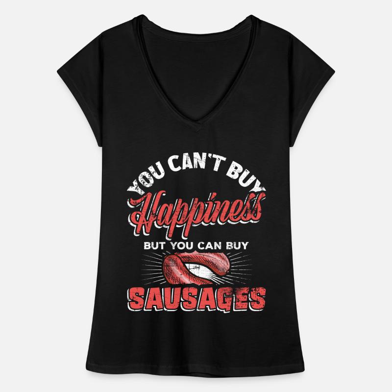 Saucisses Fleischser Saucisse T-shirt vintage Femme
