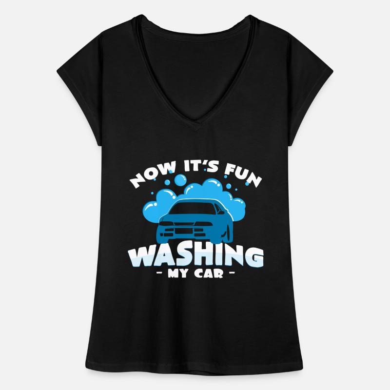 Auto Waschen Frauen Vintage T-Shirt