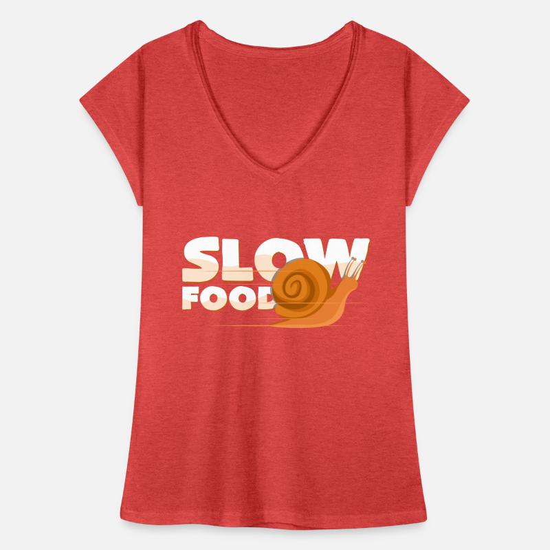 Langsame Nahrung Frauen Vintage T-Shirt