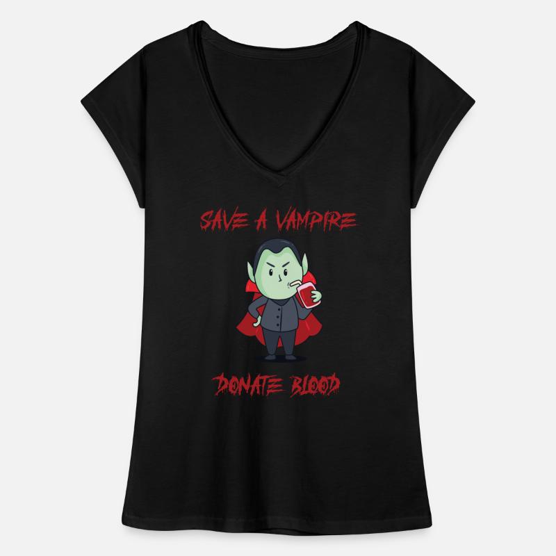 Save a vampire, donate blood - Women's Vintage T-Shirt