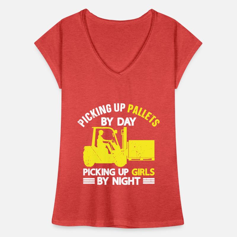Gabelstaplerfahrer Frauen Vintage T-Shirt