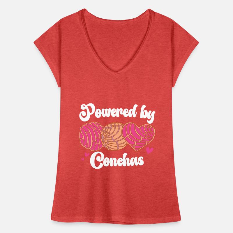 Conchas Pan Dulce Latina Spanisch Frauen Vintage T-Shirt