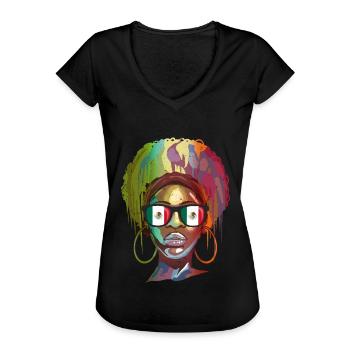 Mexico - Women's Vintage T-Shirt - black - Front - Danielle (179cm)
