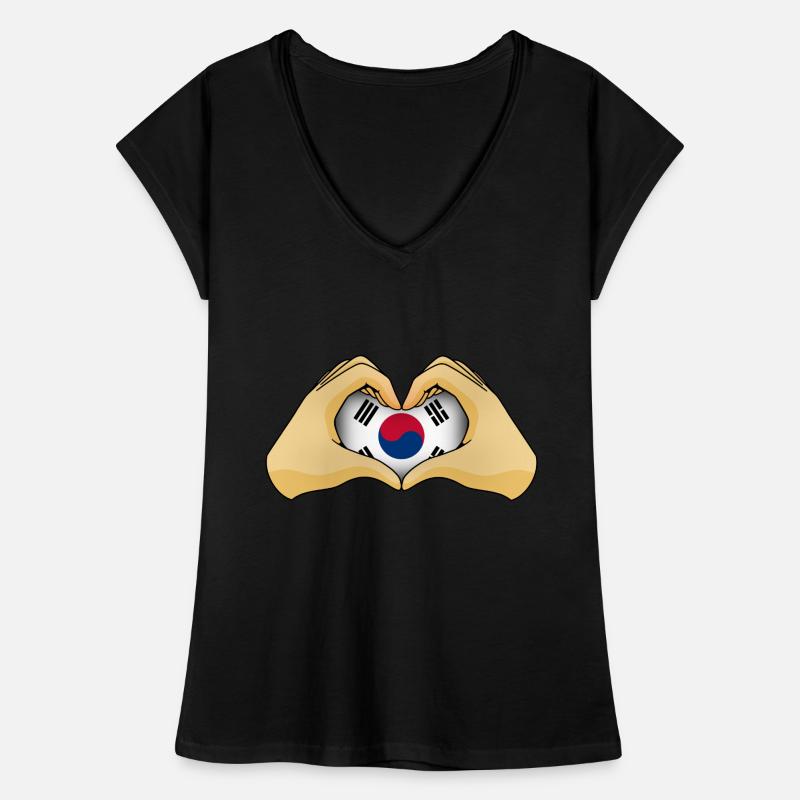 Corée du Sud T-shirt vintage Femme