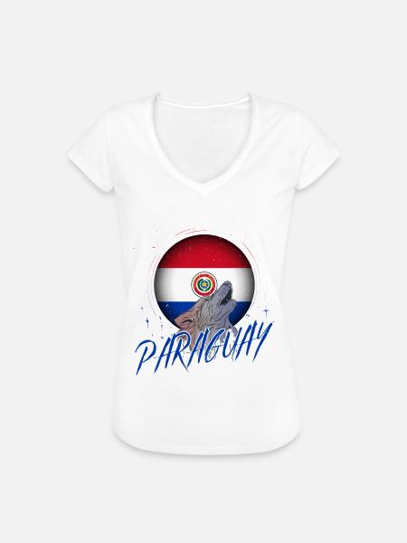 Paraguay - T-shirt vintage Femme - noir