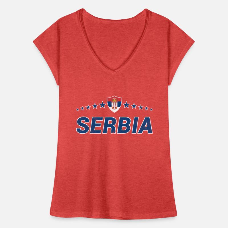 Serbie T-shirt vintage Femme