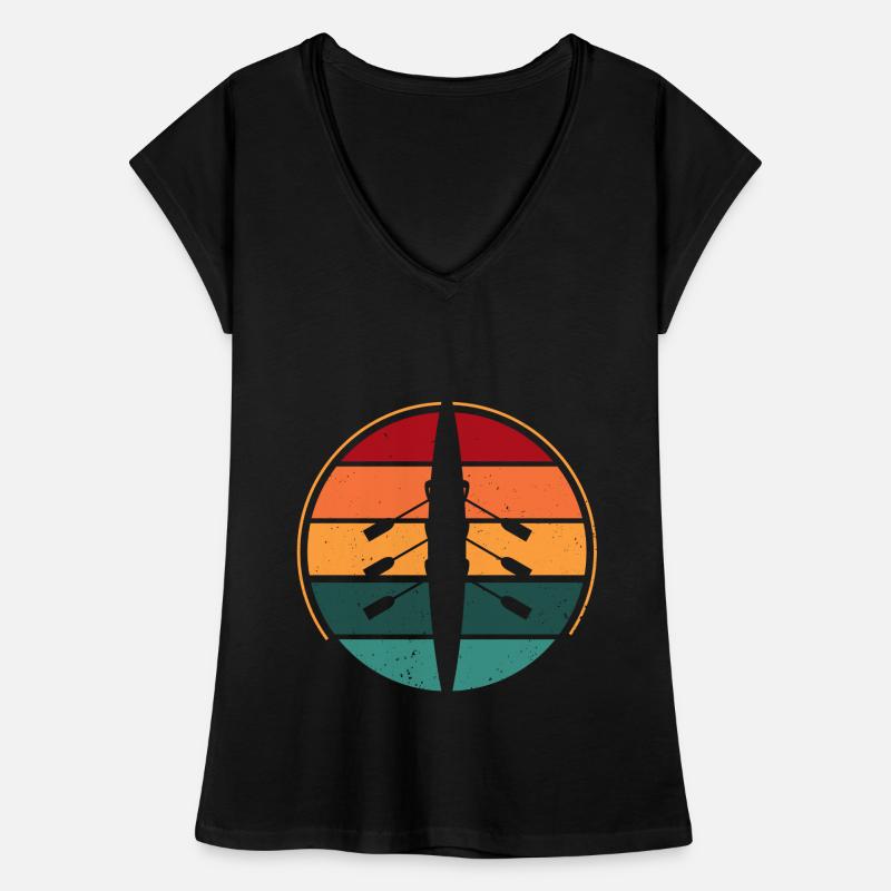 Rowboot Der Crew Boot Rowboot Rower Rowes Rower Frauen Vintage T-Shirt
