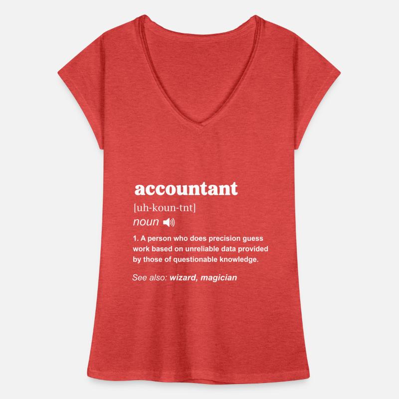 Secrétaire Comptable des Comptables Comptabilité T-shirt vintage Femme